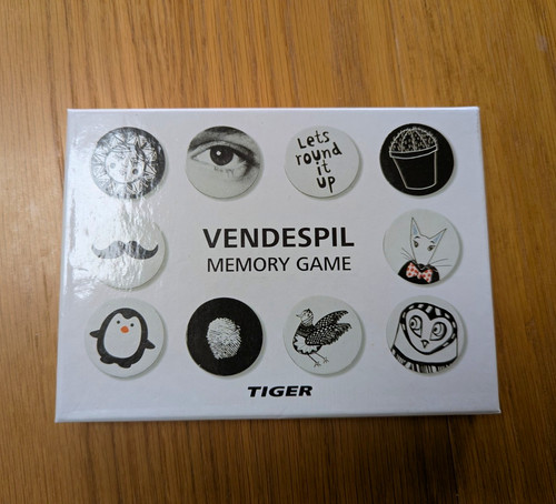 Tiger vendespil memory - tiger,