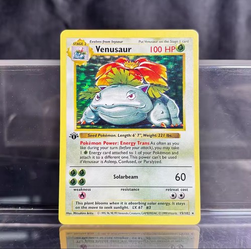 Venusaur base set shadowless - base,