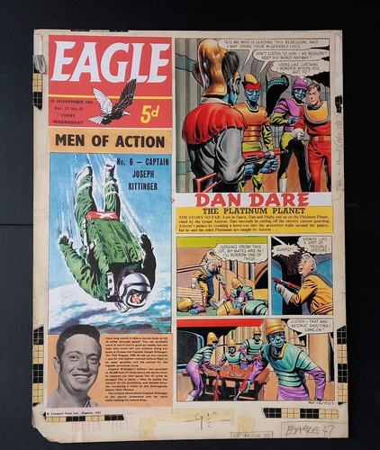 Dan dare original artwork 1961 - original,