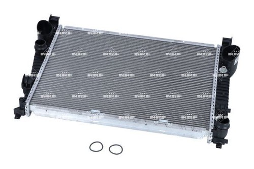 Engine cooling radiator with - engine,