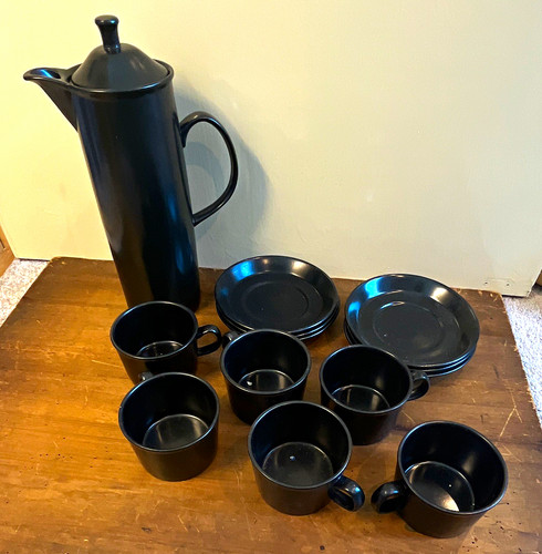 Wedgwood black basalt coffee - black,
