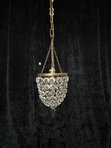 Petite antique french crystal - antique,