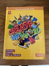 Lego Create the World Collector's Album 2017 + Complete Collection of 140 Cards!