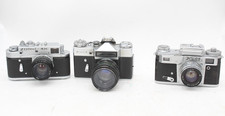 F x3 Vintage Soviet SLR Film Cameras Inc. Zenit-E, Zorki - 4k, Kiev etc
