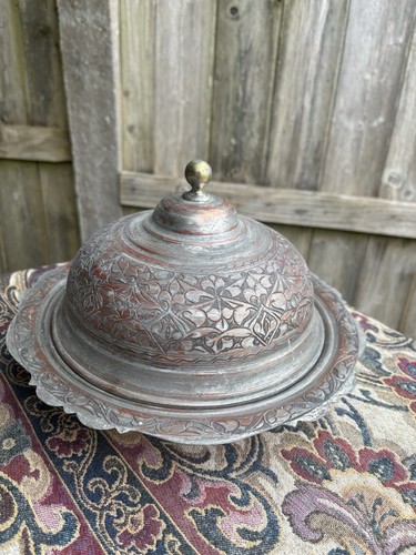 Vintage silver washed copper - vintage,