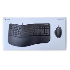 Microsoft Ergonomic USB Keyboard + Mouse Combo Wired Desktop Arabic Layout
