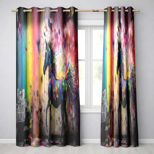 Blackout eyelet curtains - blackout,