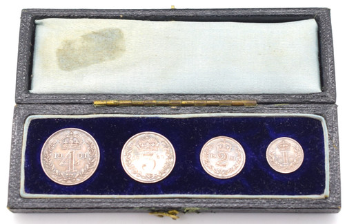 1901 maundy coin set - set, queen