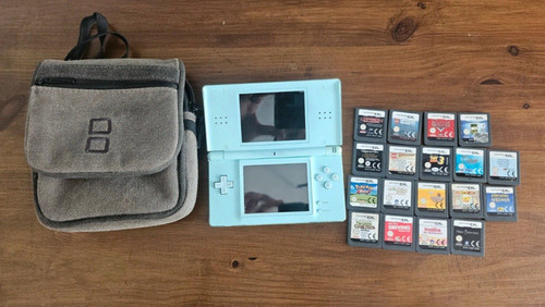 Nintendo lite blue handheld - nintendo,