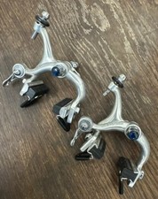 Vintage Campagnolo C Record  Cobalto Brake Calipers Rebuilt New Pads BLACK