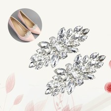 1 Pair Crystal Shoe Buckle