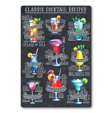 Classic Cocktail Recipes METAL