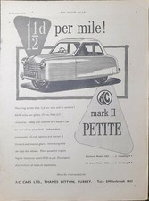 Original Vintage 1956 AC mark