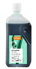 1L Stihl Genuine Green 07813198053 HP Super 2-Stroke Engine Oil Low Smoke Clean