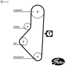 TIMING BELT 1050RM FOR PEUGEOT 205/II/Convertible 305/Van/Break 405 309 1.9L BX