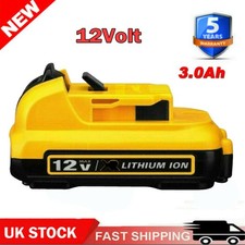 12V 3Ah Li-ion DEL180 Battery for Dewalt Power Tool DCB120 DCB121 DCB127 DCD700