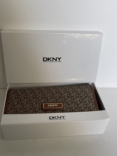 Dkny monogram wallet purse - dkny, new
