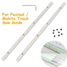 2pcs Track Saw Guide Rail