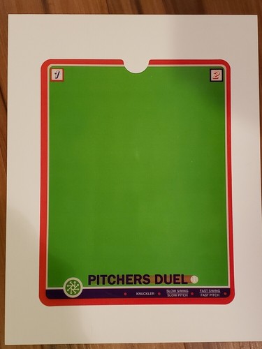 Vectrex pitchers duel overlay - pitchers,