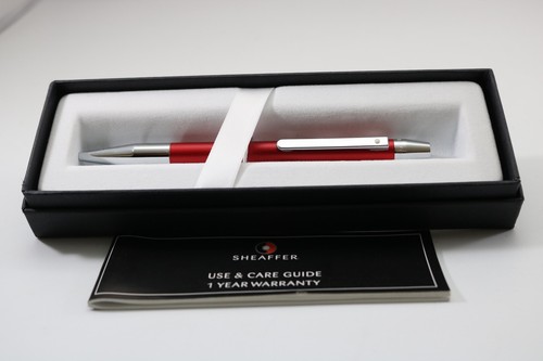 Vintage sheaffer red ballpoint - sheaffer,