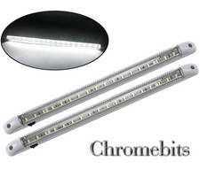 2 x Marine White LED 12 volt