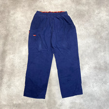 Dickies Trousers Women's XL Loose Fit Scrubs Workwear Canvas Pants, Navy