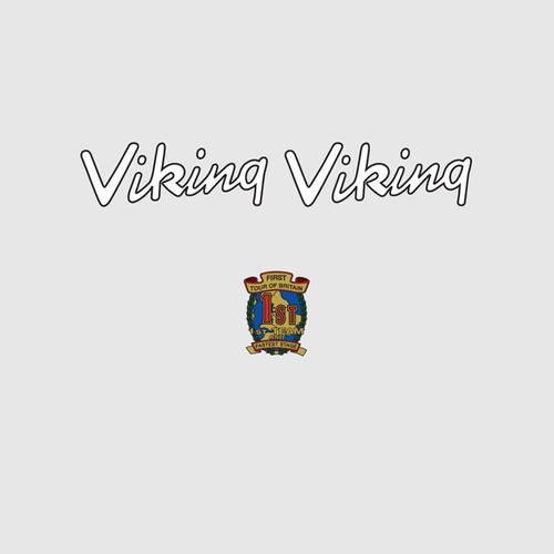 Viking bicycle frame - viking, stickers