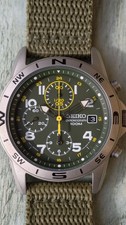 Seiko 7T92-0DX0 Mens Military
