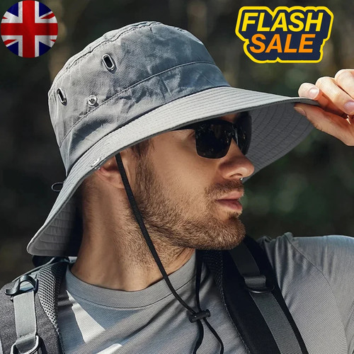 Mens sun hat wide - sun, brim