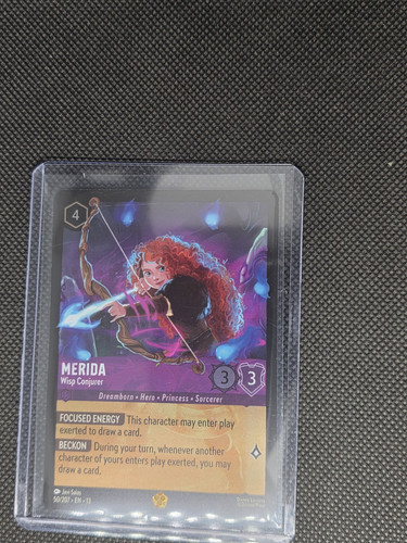 Disney lorcana merida wisp - disney,