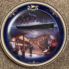 Bradford Exchange Titanic Plate The Grand Staircase ~ Queen Of The Ocean 1999  