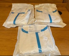 Set of 3 SMALL White Overalls