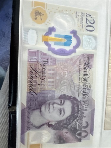 Old twenty pound - old, note