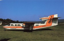 Chrome postcard Pilatus BN-2A