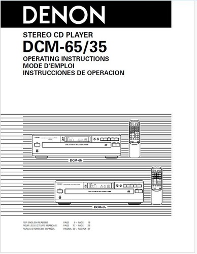 Denon dcd - denon, dcd-35