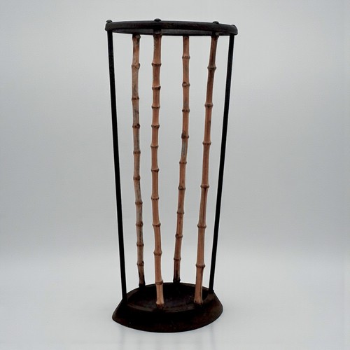 Vintage bamboo cast - cast, iron