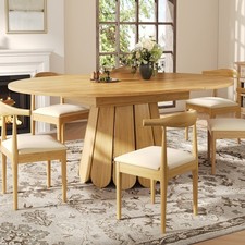 Round extendable dining - round,