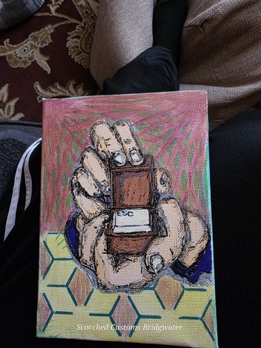Acrylic canvas original - acrylic,