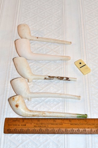 Clay pipes lot - clay,
