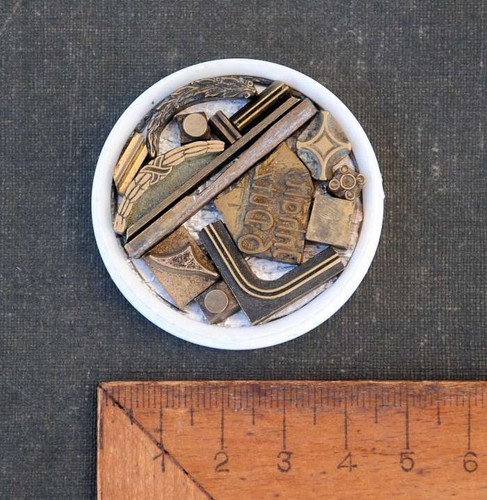 Lot brass ornaments lines - lot,