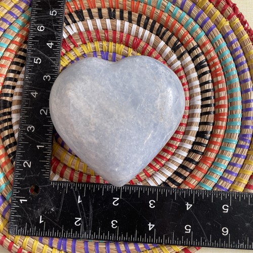 Blue celestite large crystal - blue,
