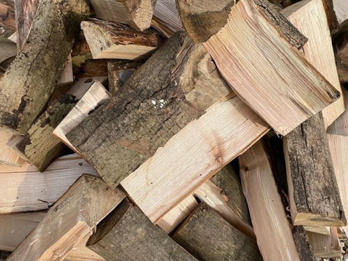 Hardwood logs fire - hardwood,