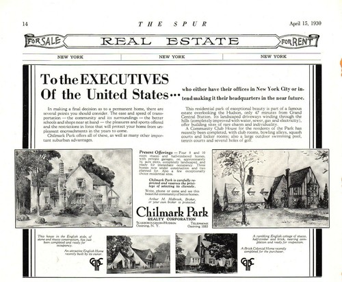 1930 print chilmark park - 1930,