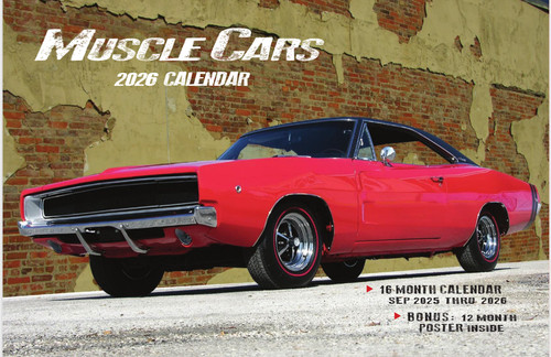 2026 muscle cars wall - 2026, calendar