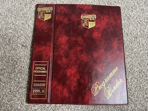 Brentford programme binder - brentford,
