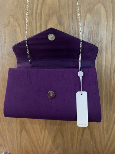 Jacques vert purple clutch - jacques,