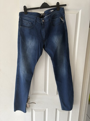 Replay men blue jeans - blue, size