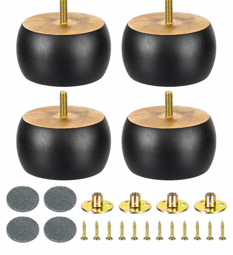 Black round metal furniture - round,