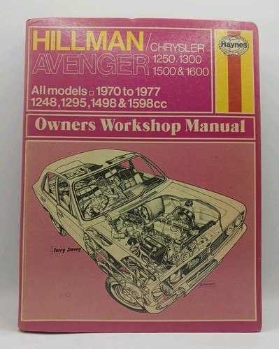 Hillman chrysler avenger all - hillman/chrysler,