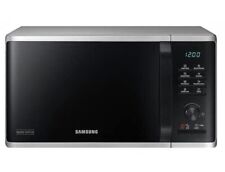 Samsung MS23K3515AS/EU 23L Solo Microwave Oven with Quick Defrost - Black/Silver